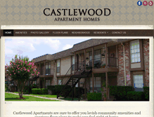 Tablet Screenshot of castlewood-apartments.com